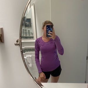 Purple lulu lemon long sleeve